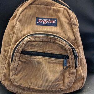 Jansport Vintage 90s Mini Corduroy Backpack